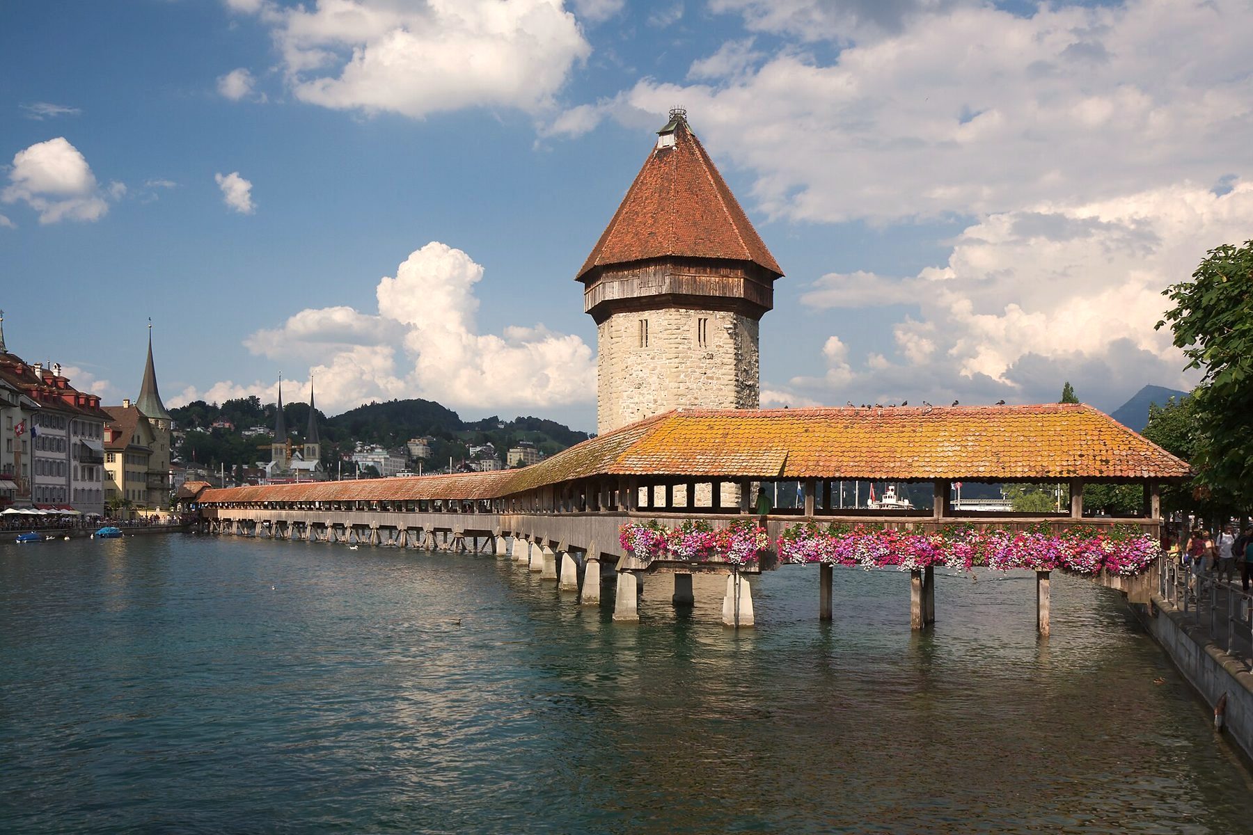 ถึงสวิตฯ → เดินเมืองเก่า Lucerne เต็มวัน